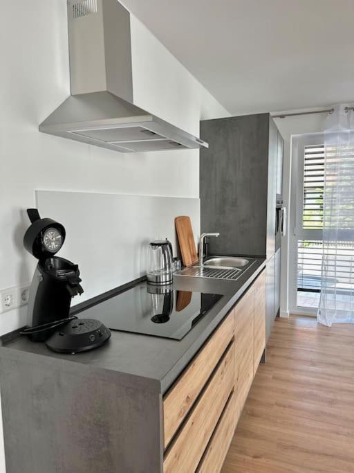 Amao-Pearl I Comfort Suite I 94Qm I Kingsize-Bett I Exklusiv Mit Balkon & Tiefgarage I Aufzug Offenburg Luaran gambar